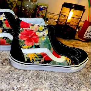 Vans High Tops Floral Print